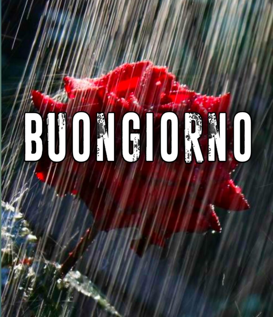 Buongiorno Buona Domenica Piovosa