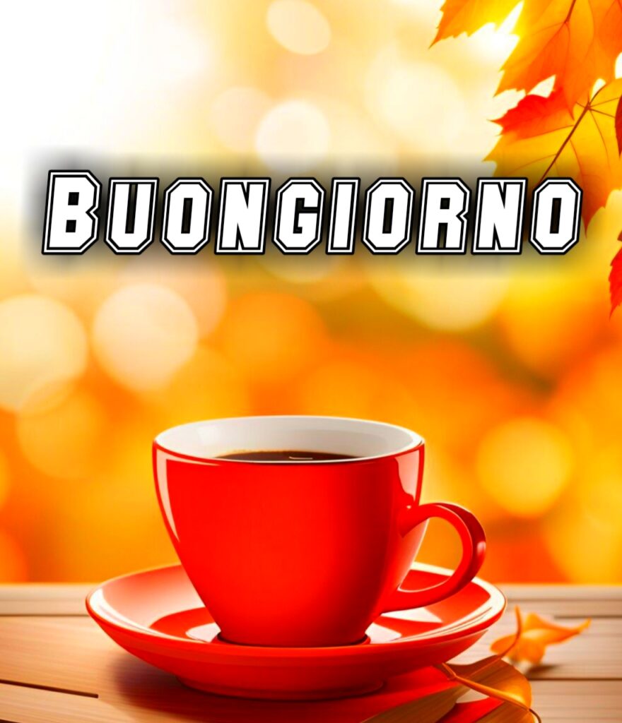 Buongiorno Con I Fiori E Caffè