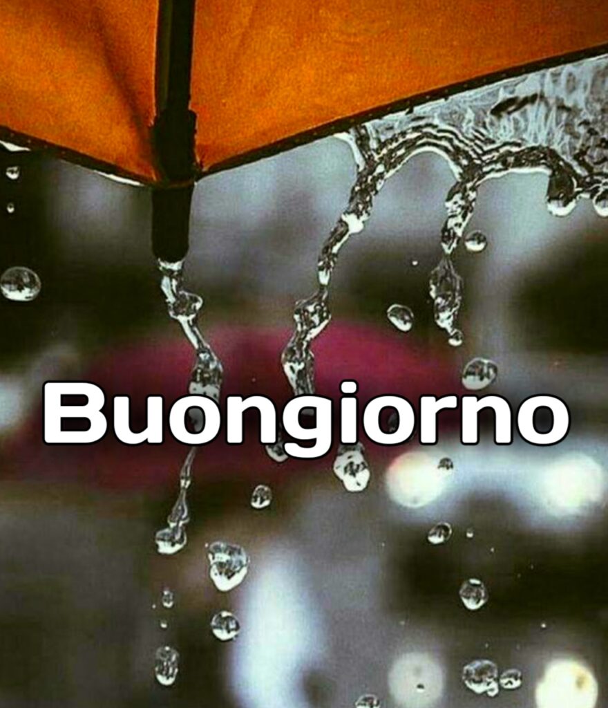 Buongiorno Giovedì Piovoso