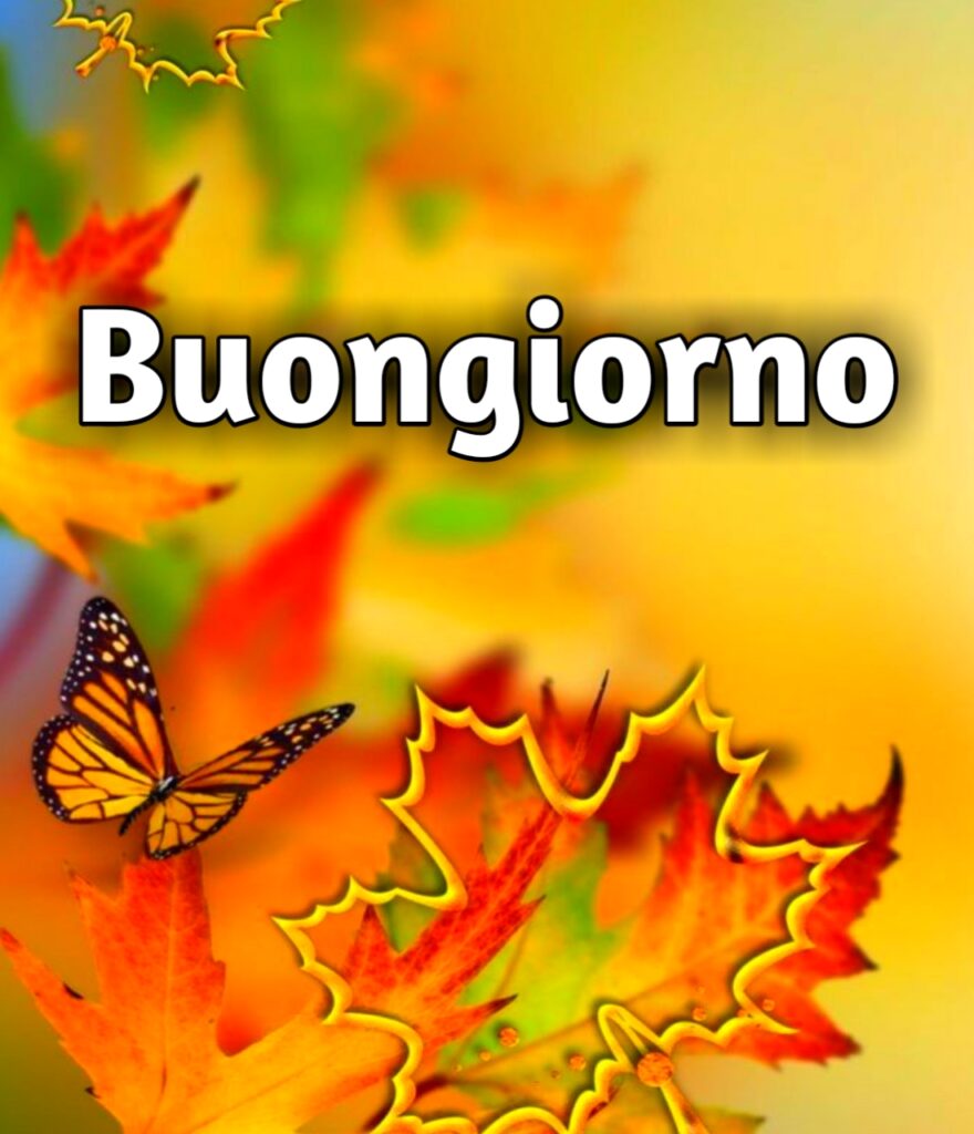 Buongiorno Sabato Autunnale