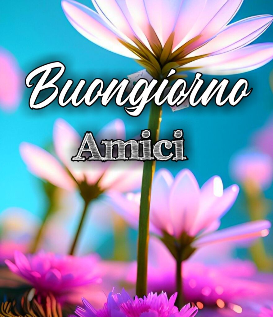 Divertente Buongiorno Amica Mia