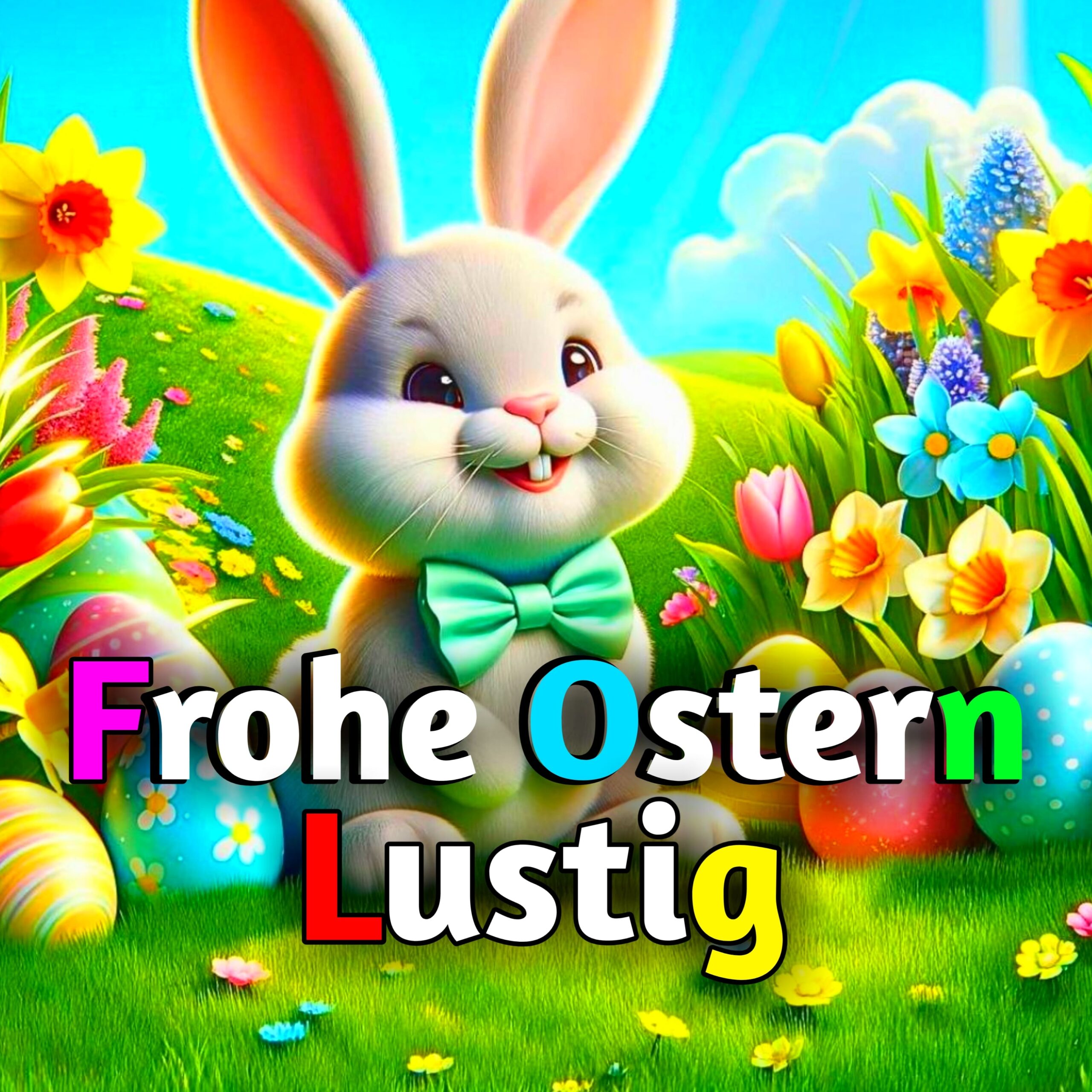 Read more about the article Frohe Ostern Lustig Bilder, GIF Kostenlos Herunterladen 2025