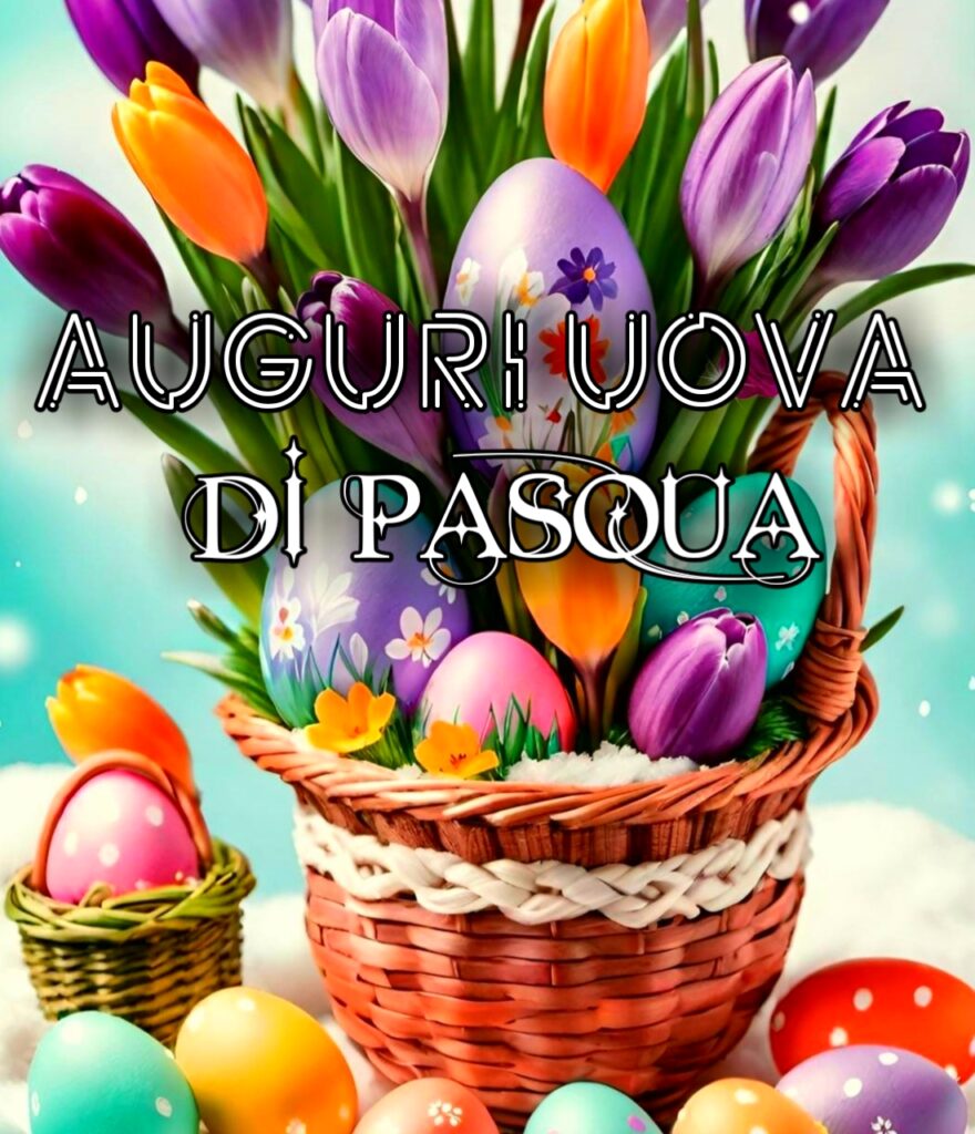 Albero Di Uova Per Augurare Buona Pasqua