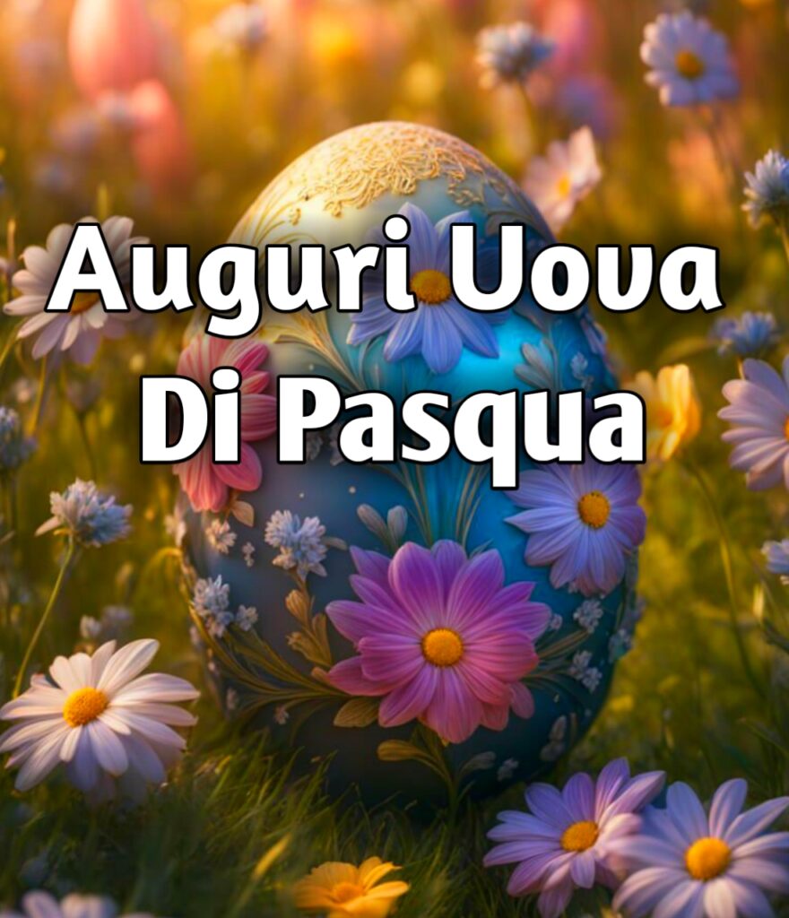 Auguri Di Buona Pasqua Con Uovo