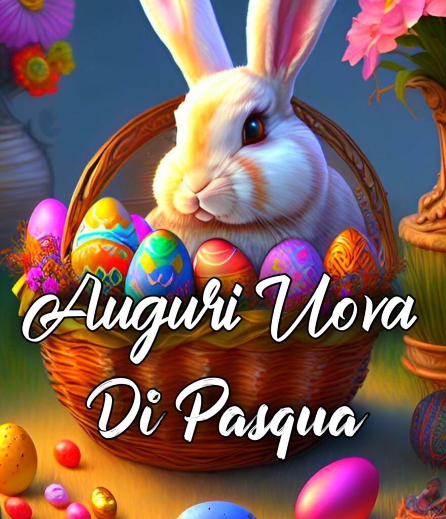 Auguri Di Pasqua Con Uova Di Pasqua