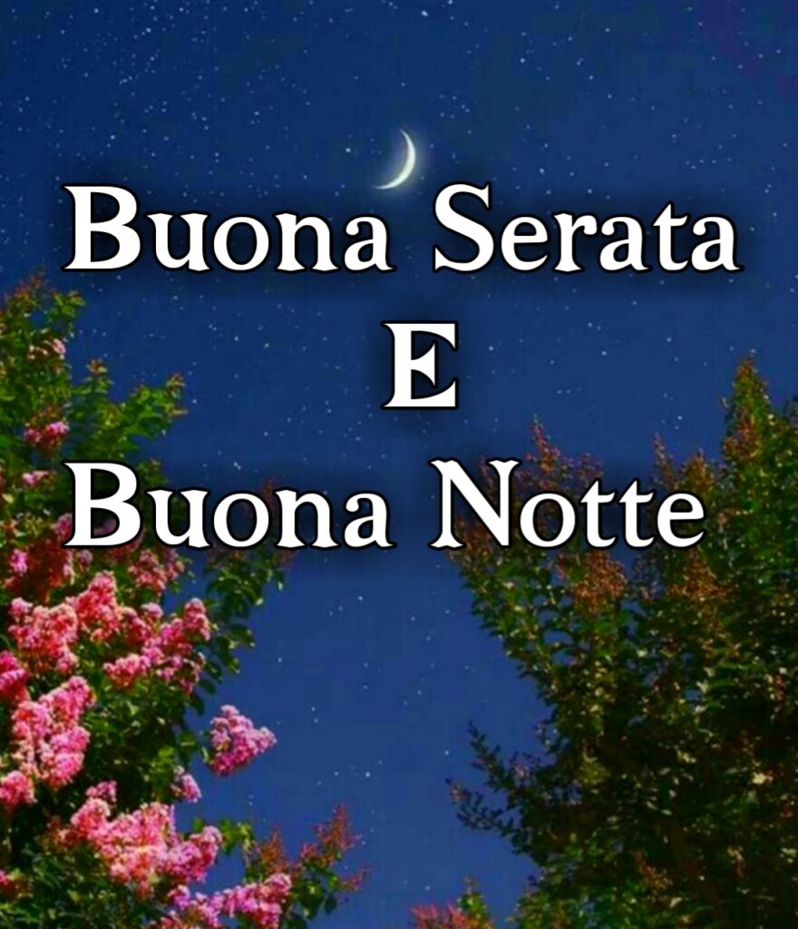 Buona Serata E Buona Notte Amici