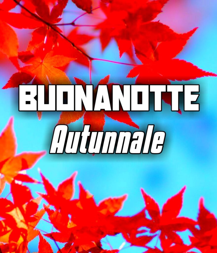 Buonanotte Gif Autunnale