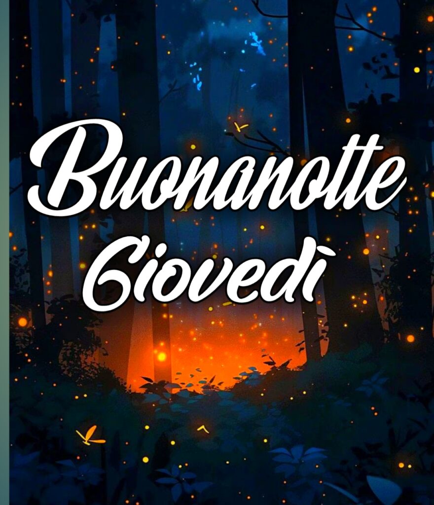 Buonanotte Giovedi Terminato