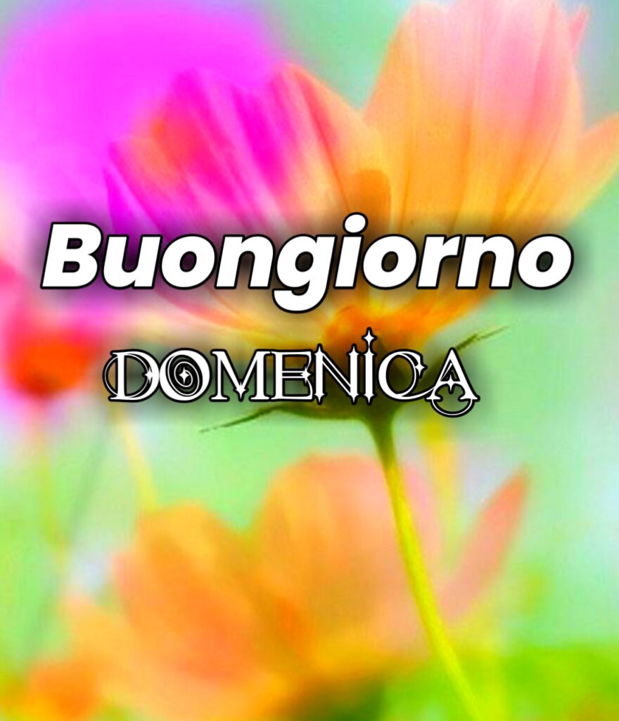 Buongiorno E Buona Domenica Immagini