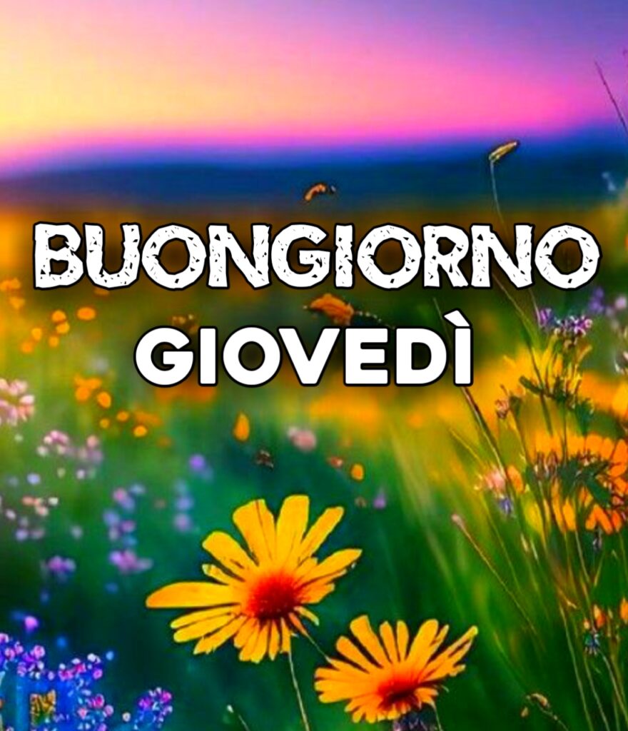 Buongiorno Giovedì Immagini