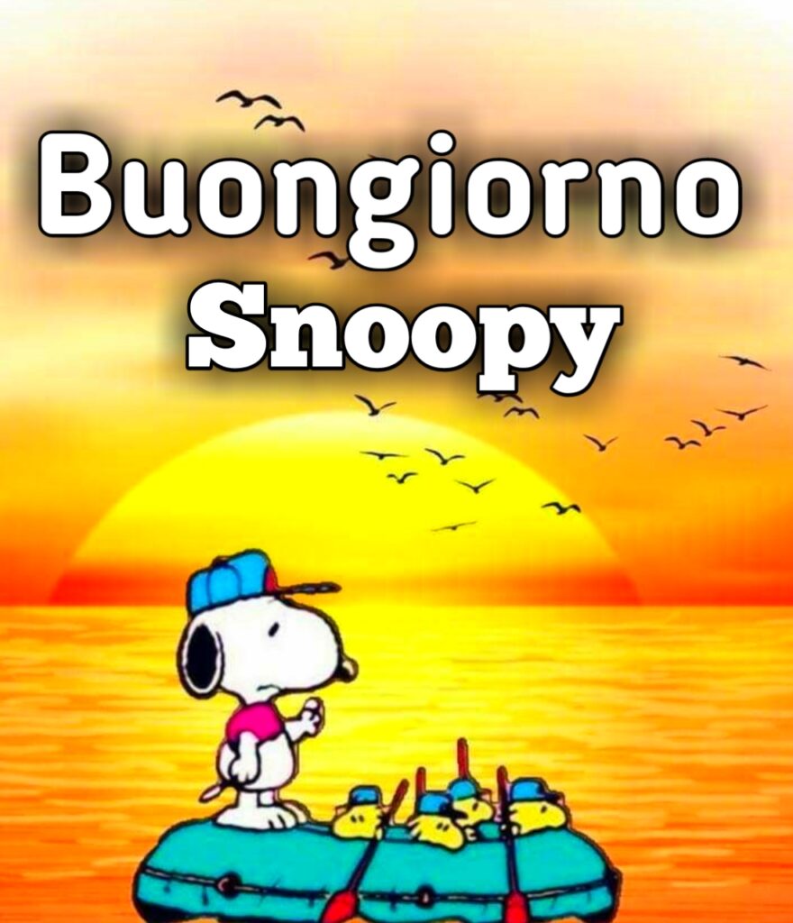 Buongiorno Mafalda E Snoopy