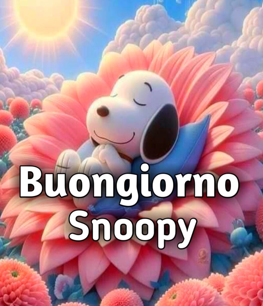 Buongiorno Snoopy Gif