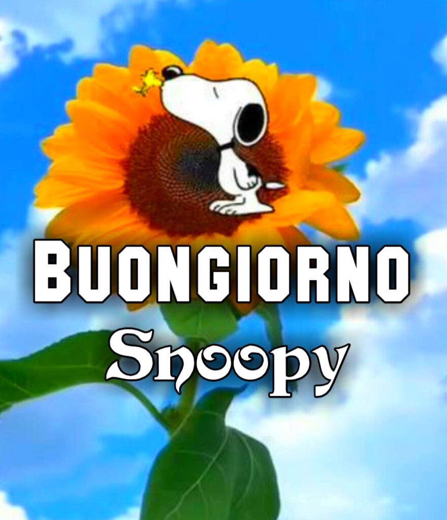 Buongiorno Snoopy Venerdi