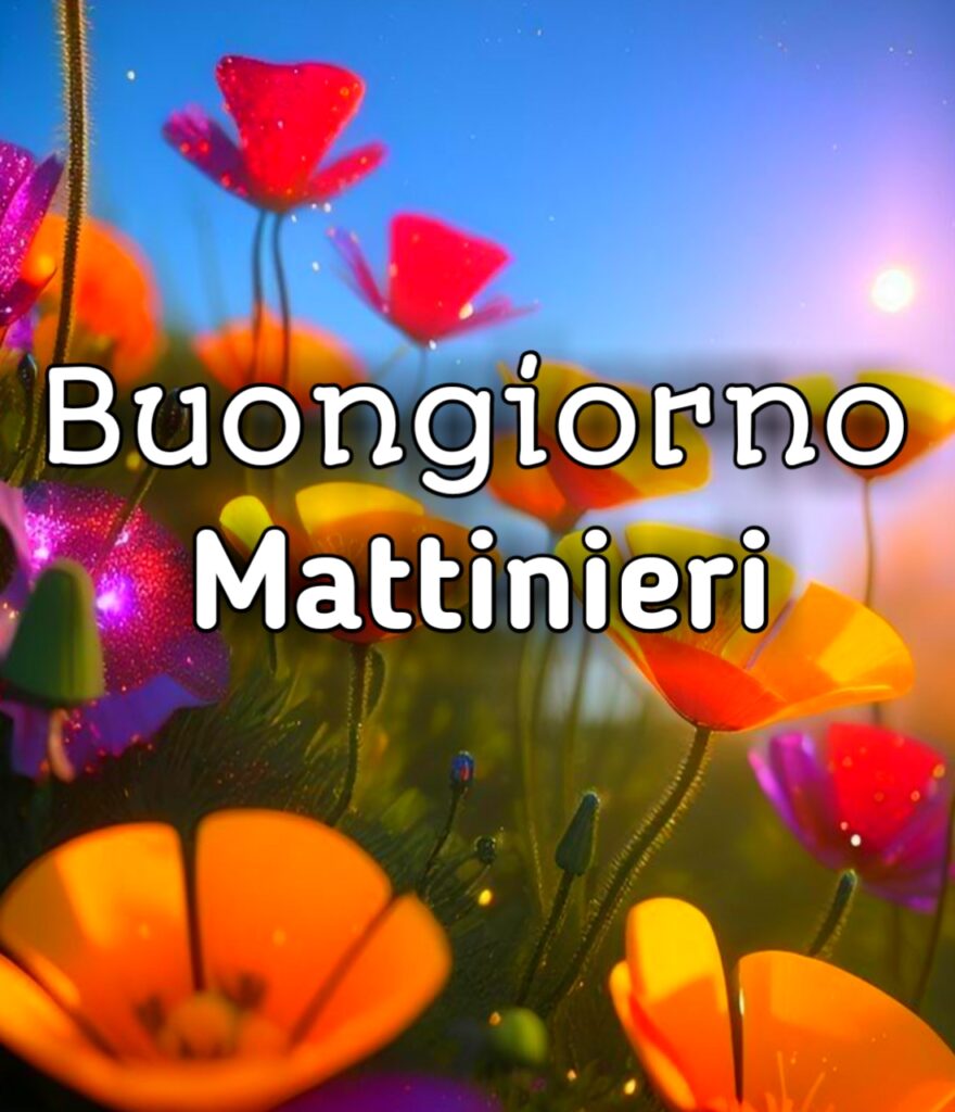 Divertente Buongiorno Mattinieri