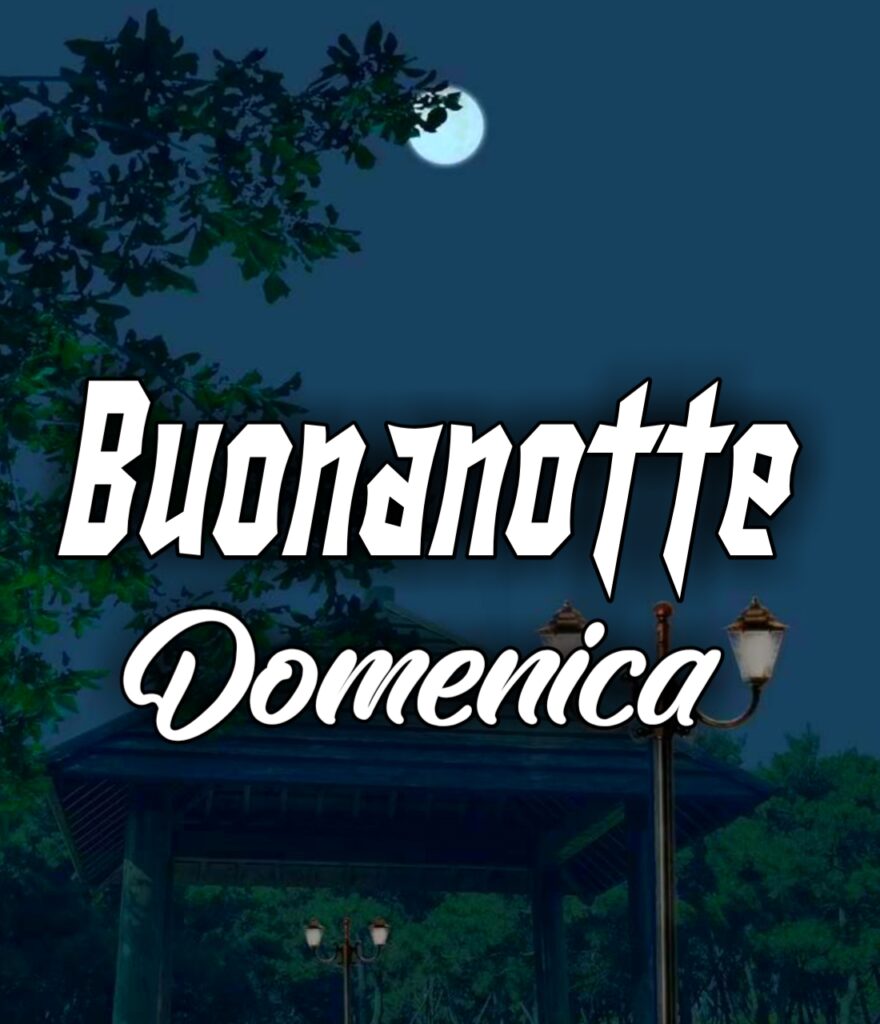 Finito Buonanotte Domenica