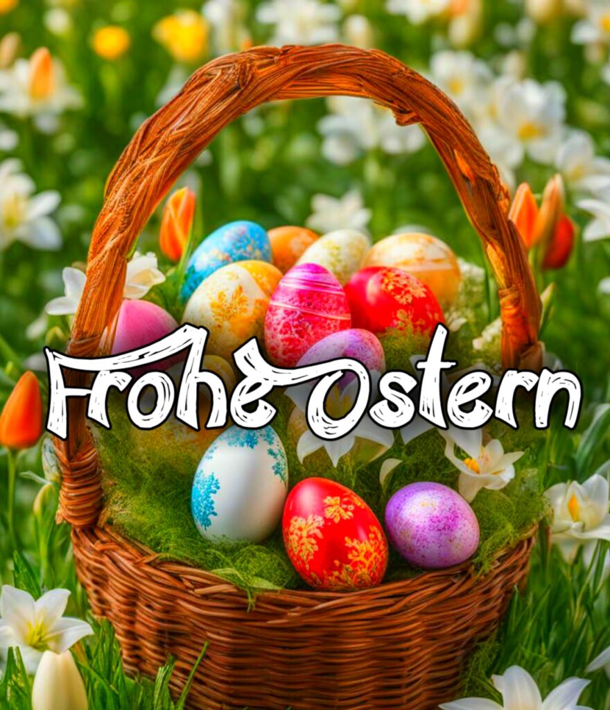 Frohe Ostern Hund Lustig