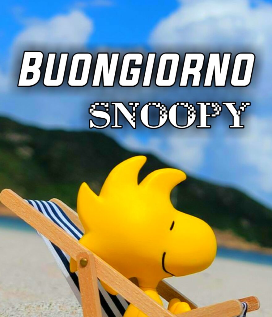 Immagini Snoopy Buongiorno