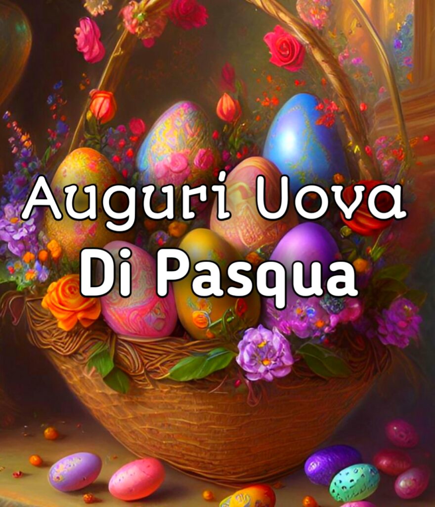 Uova Di Pasqua Con Auguri